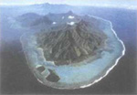 Остров Муреа около Таити — вероятный осколок континента Му.