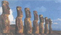 Каменные великаны острова Пасхи.